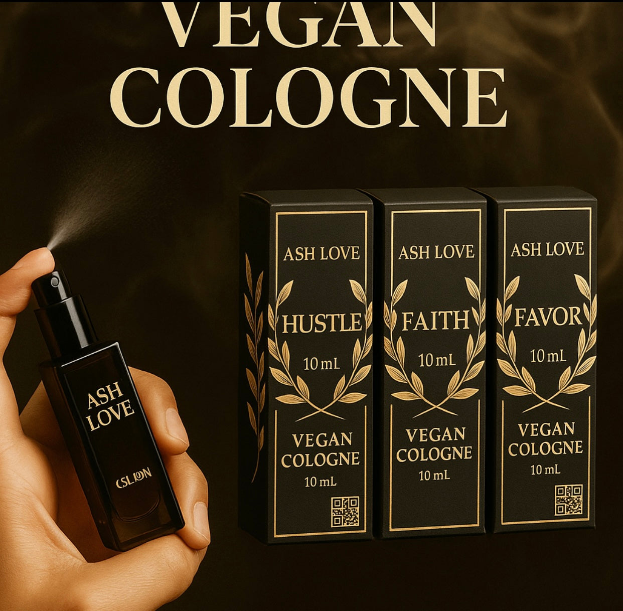 Ash Love Vegan Men’s Cologne (Favor)