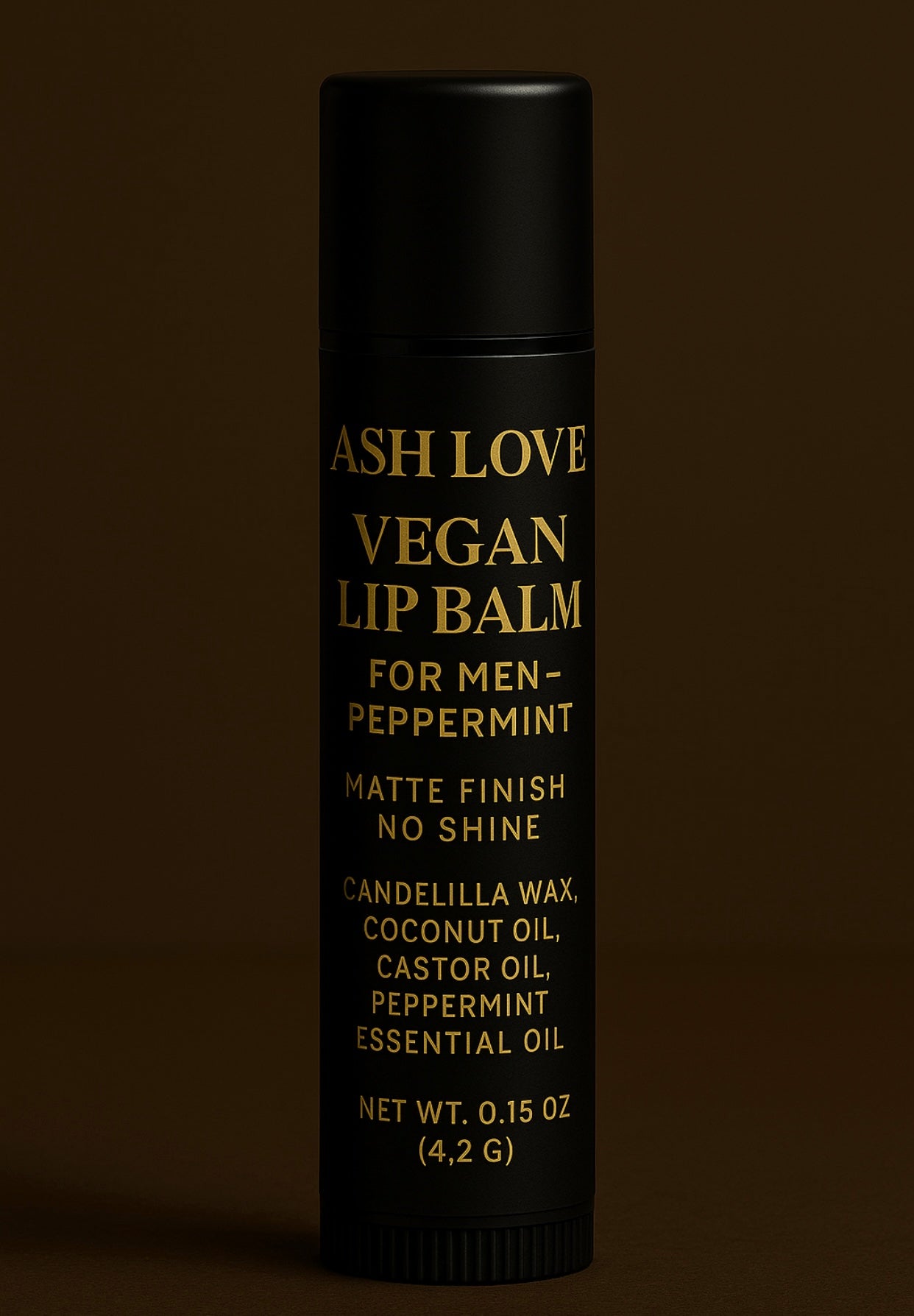 Ash Love Vegan Men’s Lip Balm (peppermint)