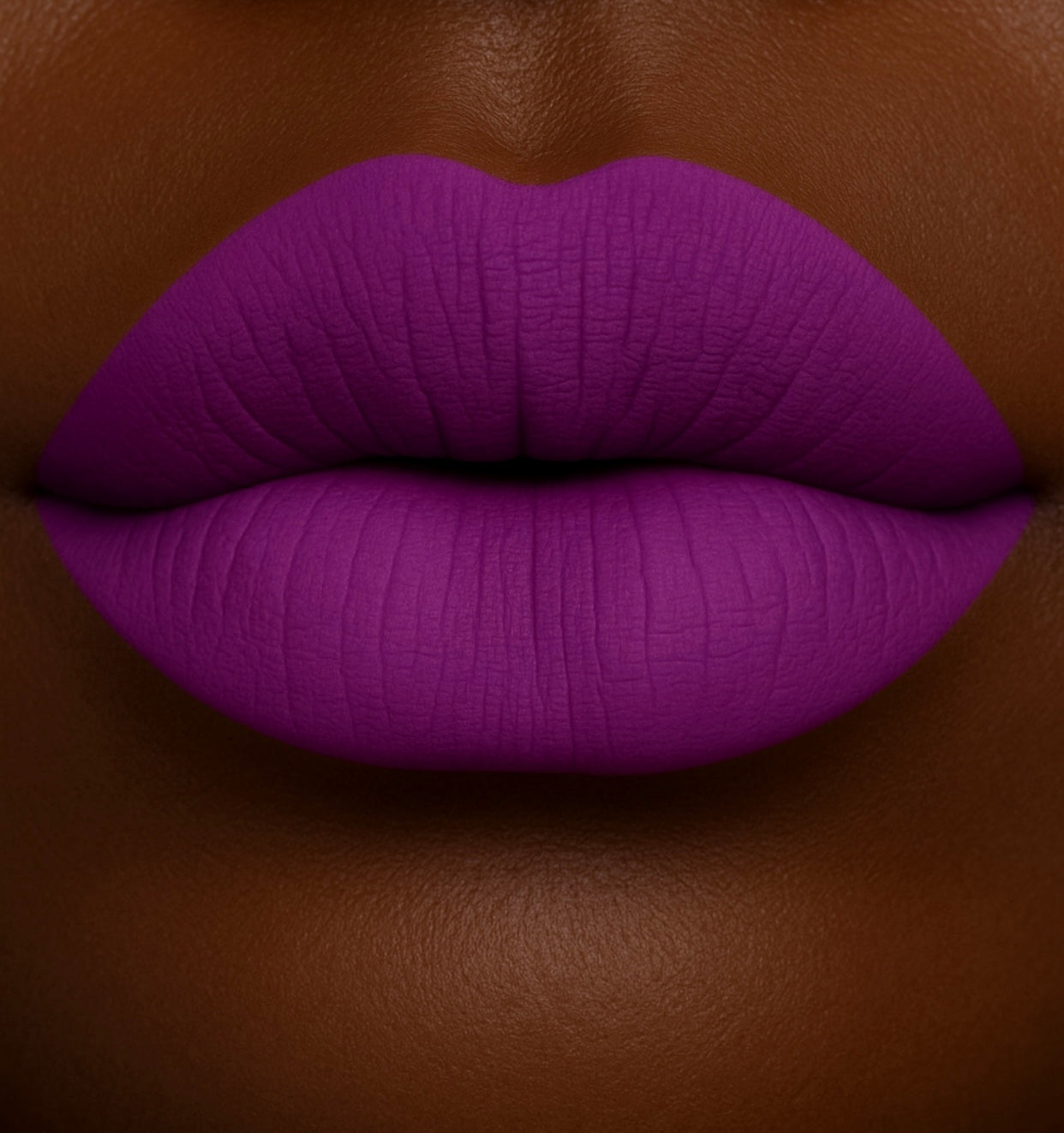 Purple Matte Liquid Lipstick (purple reign)