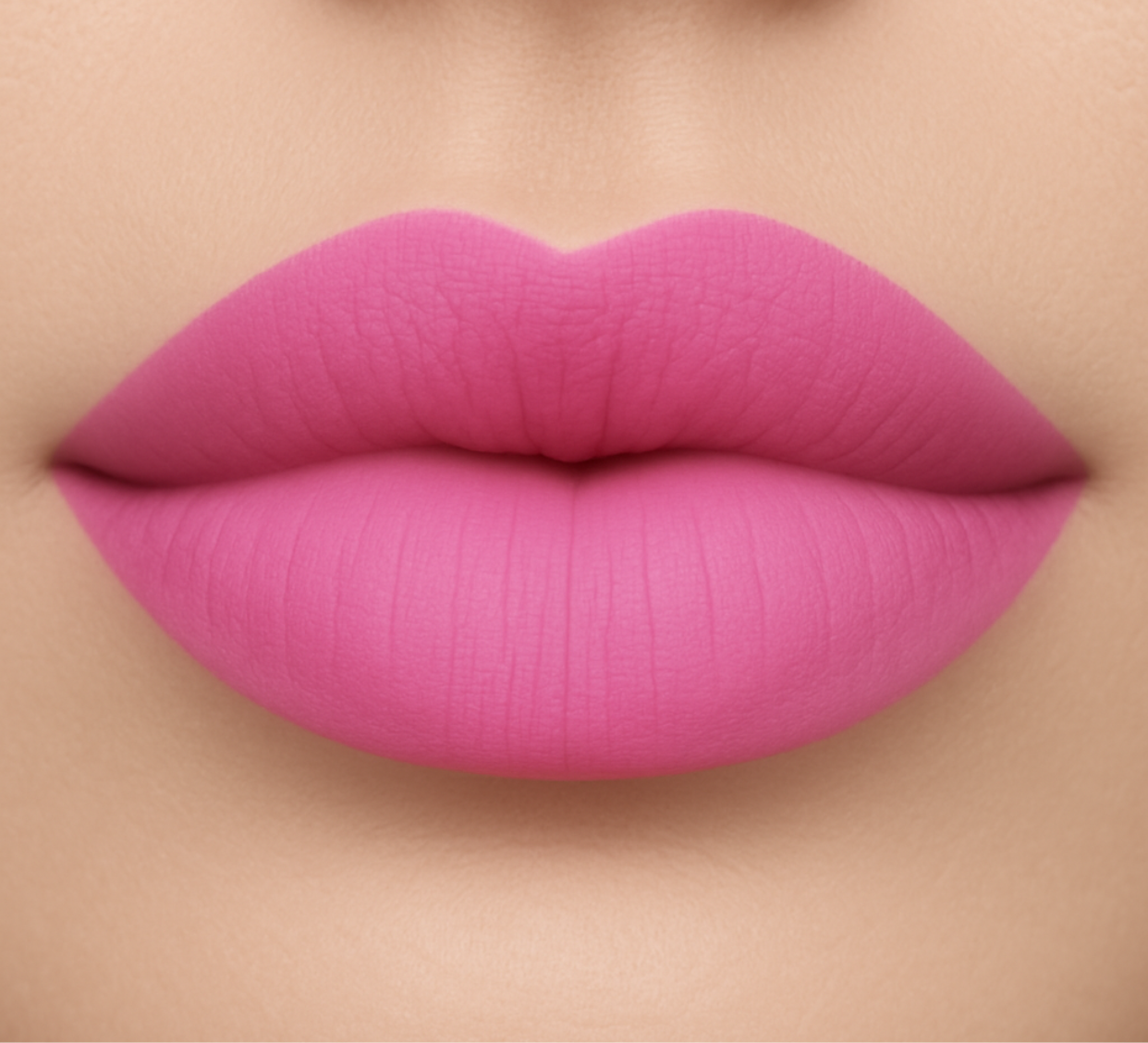 Pink Vegan Creamy Lipstick (neon pink)