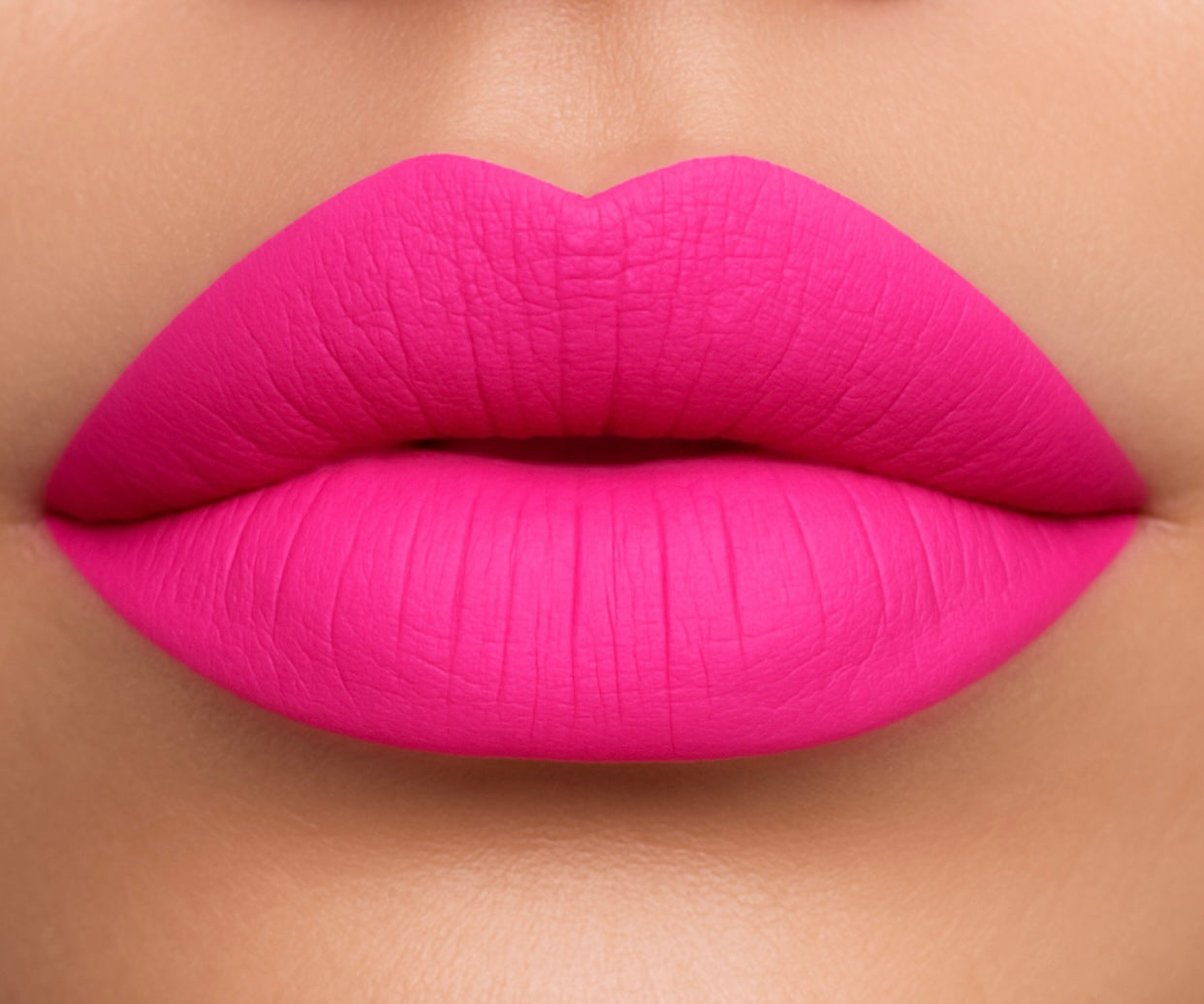 Pink Vegan Matte Liquid Lipstick (neon pink)
