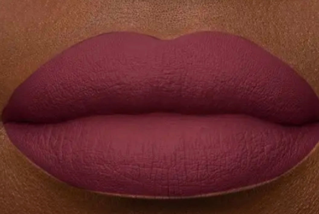 Burgundy Matte Liquid Lipstick (plum)