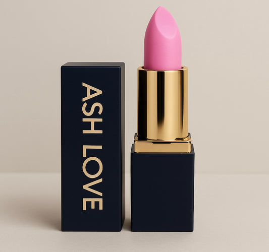 Pink Vegan Creamy Lipstick (neon pink)