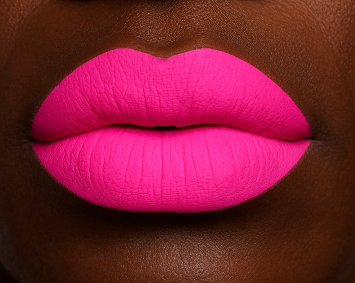 Pink Vegan Matte Liquid Lipstick (neon pink)