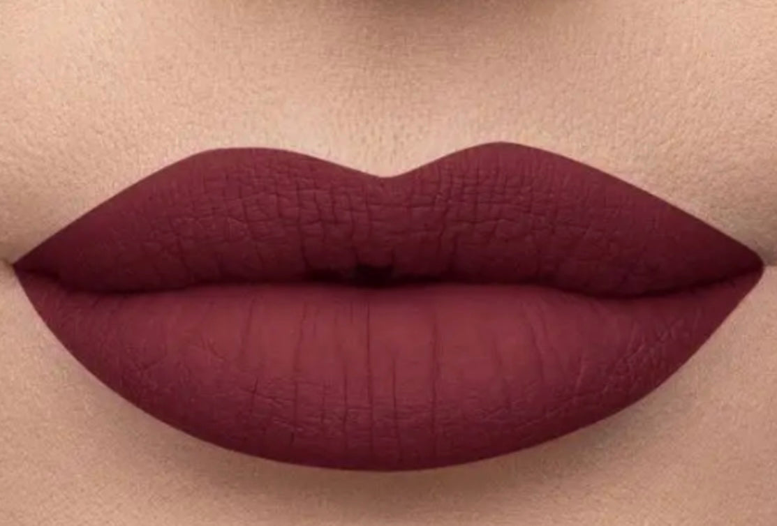 Burgundy Matte Liquid Lipstick (plum)